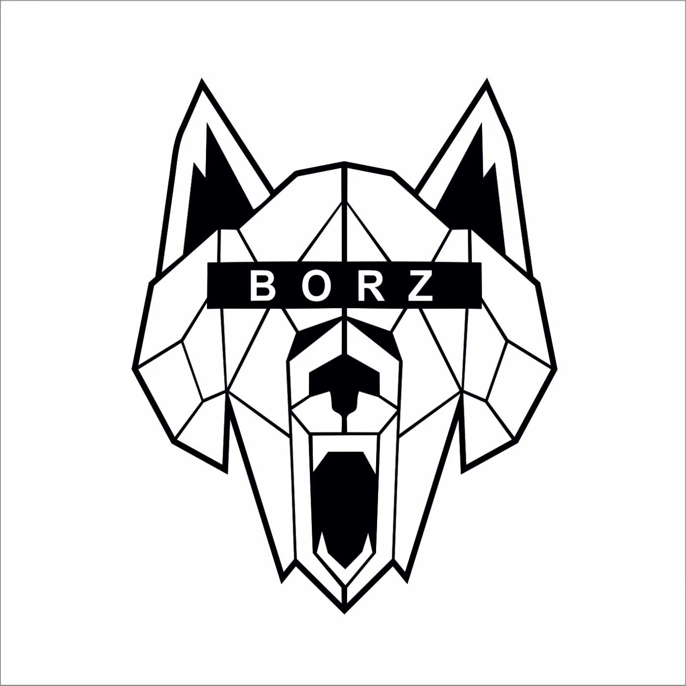 Борз ю. Борз эмблема. надпись borz. борз одежда логотип. наклейка borz.