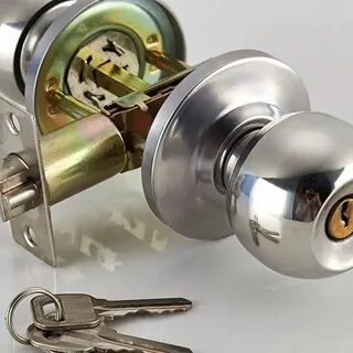 Ручка круглая с ключом
