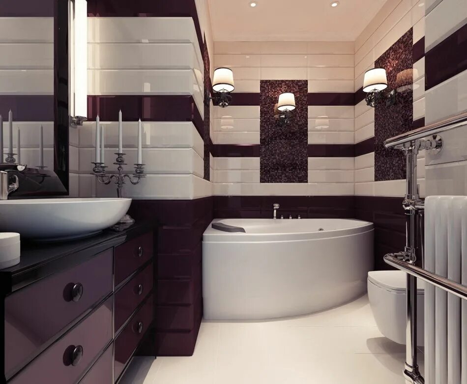 Ванная с туалетом. Ванная комната коричневый. Санузел с угловой ванной. Ванна в коричневом цвете.