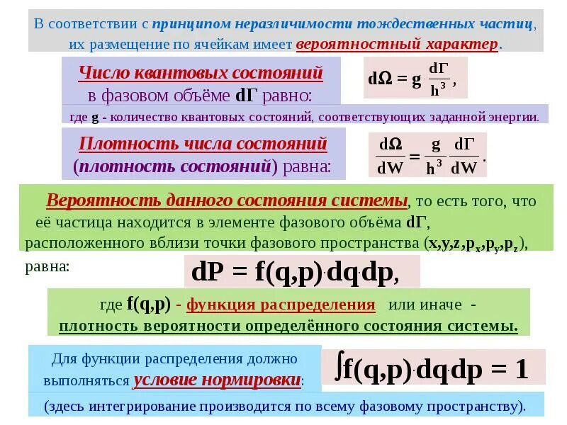 Плотность частицы равна. Плотность числа квантовых состояний. Число возможных квантовых состояний. Число квантомеханических состояний. Фазовый объем квантового состояния.