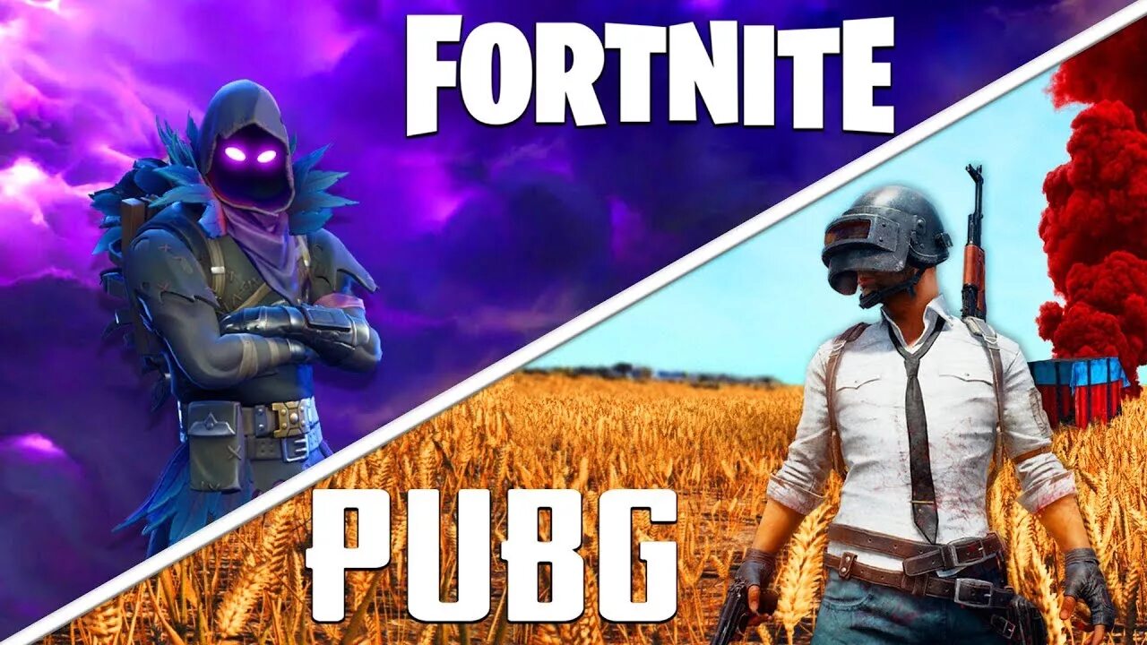 Пабг или фортнайт. Fortnite PUBG. ПУБГ против ФОРТНАЙТ. Картина форнайт и ПАБГ. Fortnite PUBG mobile.