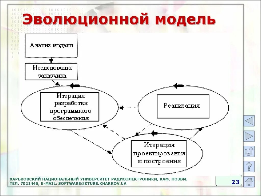 Эволюционная модель разработки. Стадии эволюционной модели. Эволюционная модель ЖЦ. Этапы разработки по эволюционной модели.