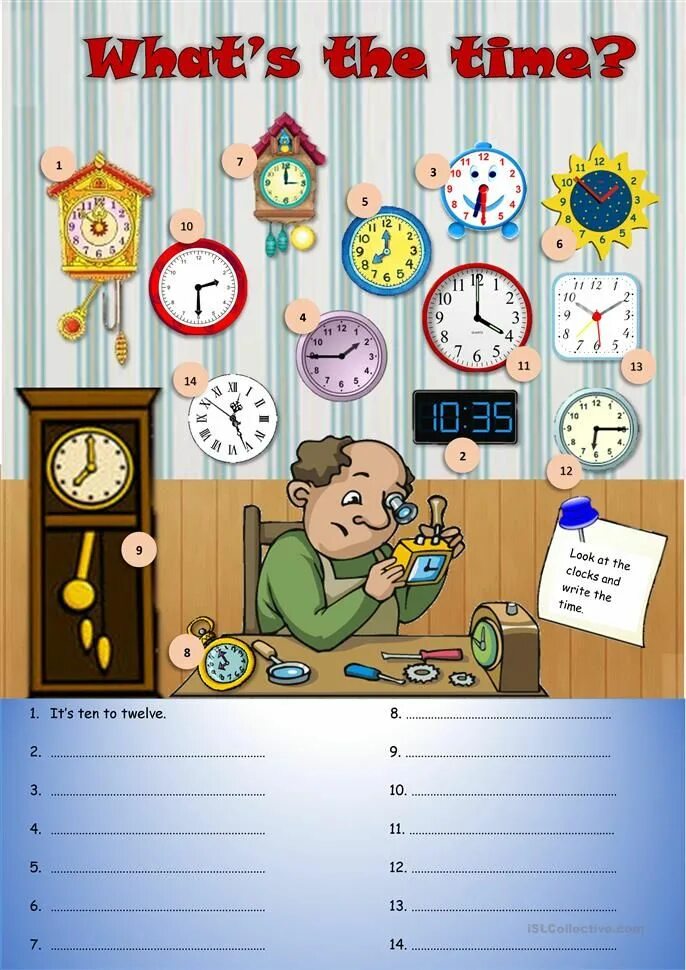 Write the times it s. Время на английском Worksheets. What`s the time. Часы в английском языке Worksheet. Time exercises.