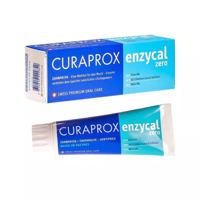 Зубная паста курапрокс. Зубная паста Curaprox Enzycal Zero. Паста Curaprox Enzycal Zero. Курапрокс зубная паста Enzycal Zero 75 мл. Зубная паста Enzycal Zero, 75 мл..