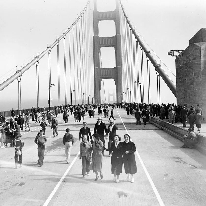 The first bridge was