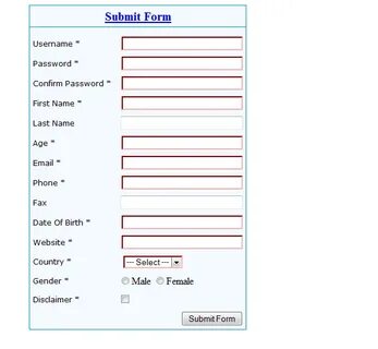 Form id html