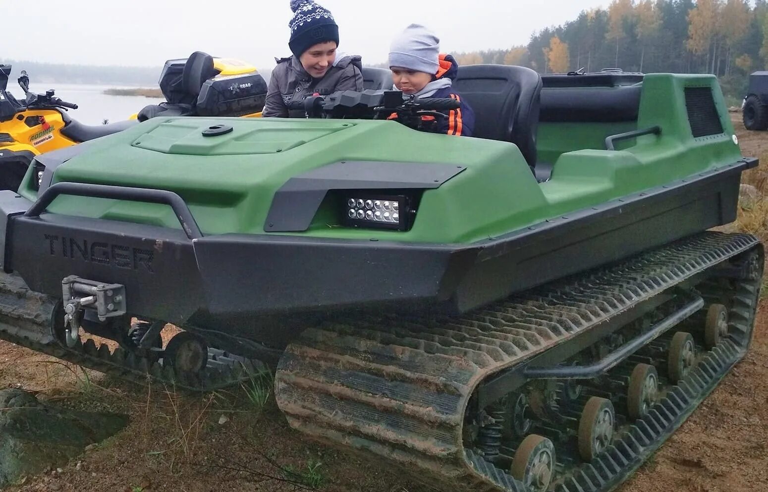 Tracked atvs