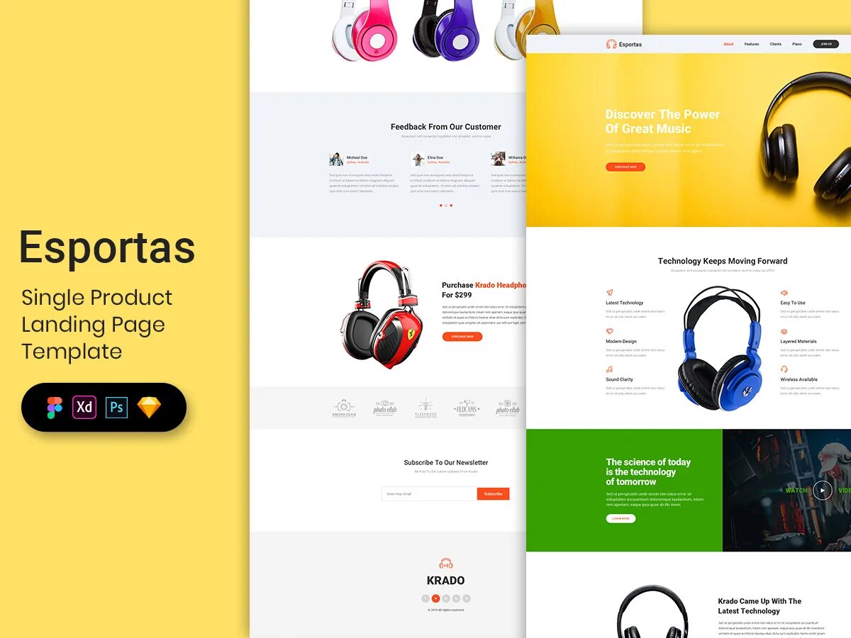 Product landing Page. Single product Page. Envato landing Page Template. Product Land.