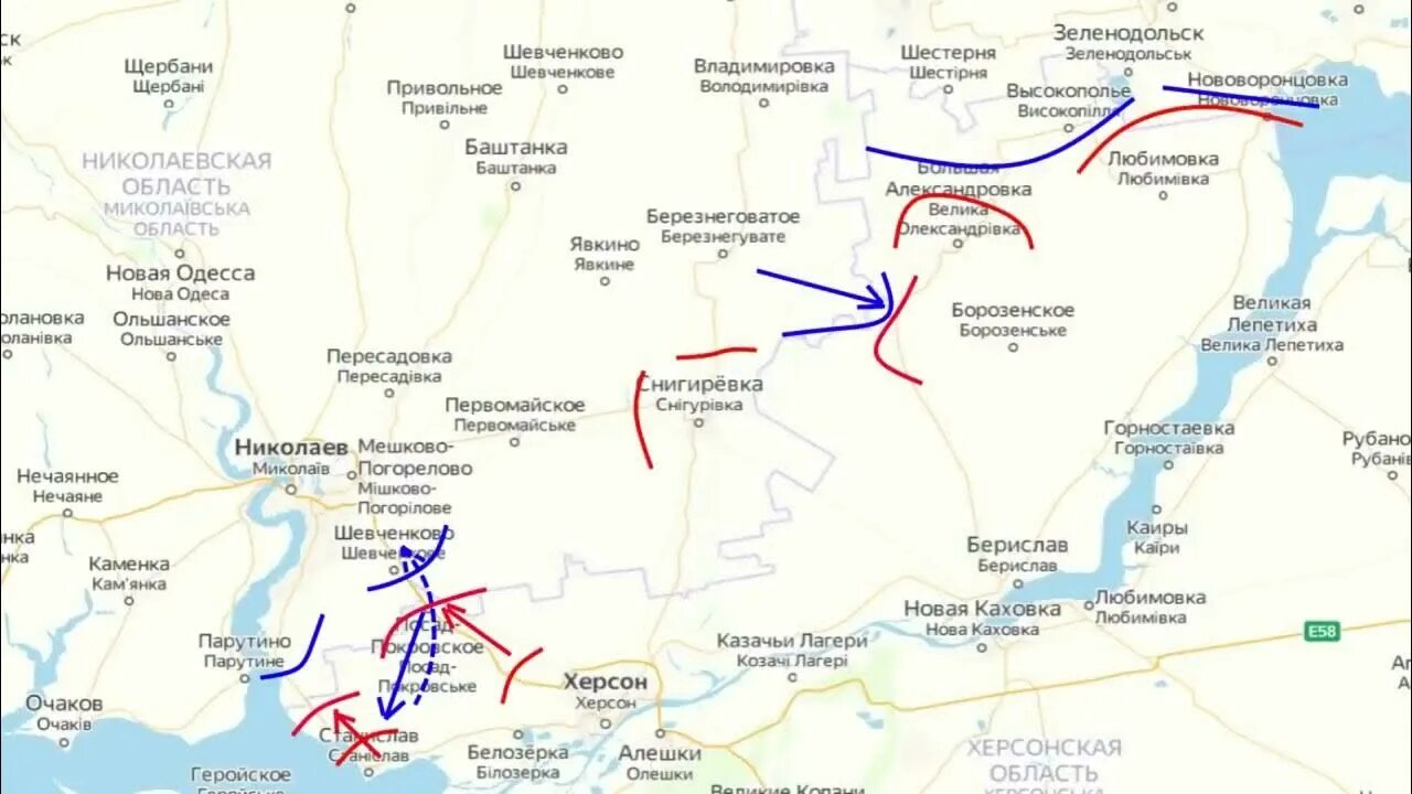 Херсонское направление на карте боевых действий. Карта войны на Украине Херсон. Карта наступления на Херсон. Линия фронта Херсонская область. Линия фронта на 1 апреля 2022.