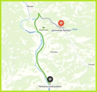 Томск чемал расстояние