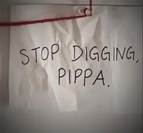 Stop digging