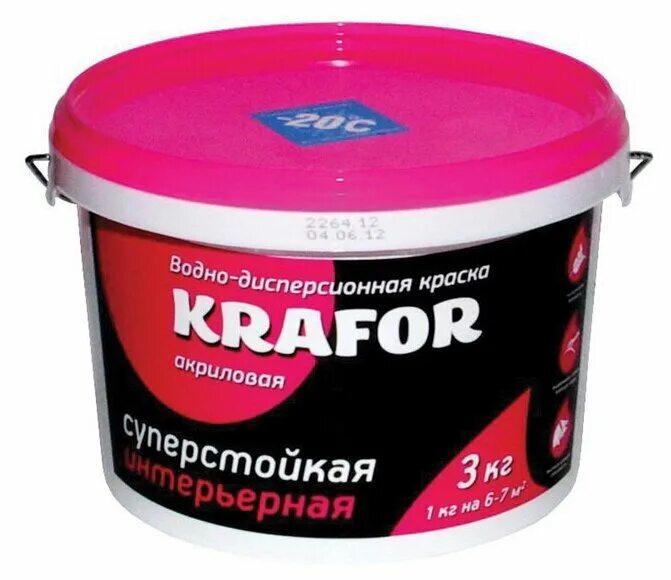 Купить дисперсионную краску. Краска Крафор водно дисперсионная латексная. Krafor краска интерьерная суперстойкая. Краска Крафор водно дисперсионная акриловая. Краска ВД Krafor супербелая 14 кг интерьерная.