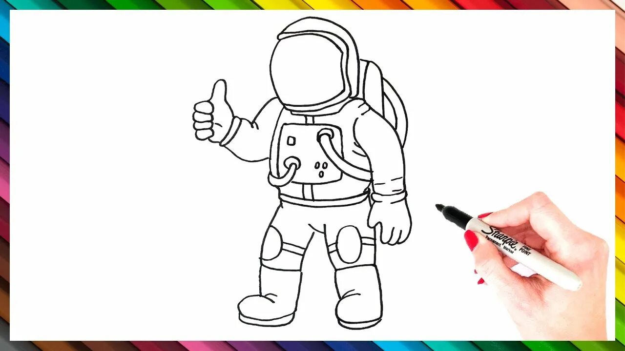 Как рисуется космонавт. Космонавт картинки для срисовки. Раскраска Космонавта в скафандре для детей. Космонавт для раскрашивания для детей. Космонавт рисунок для детей карандашом.