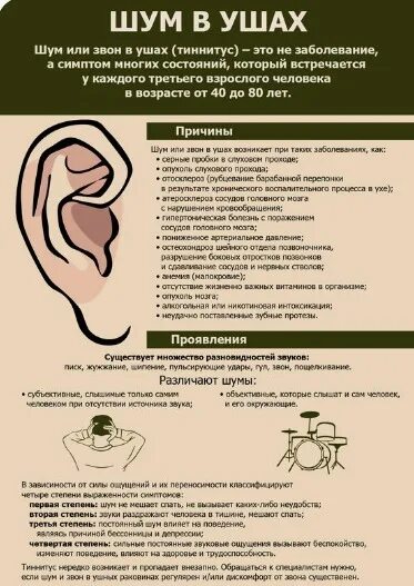 Шум в ушах при анемии. Ухо инфографика. упражнения при шуме в ушах.