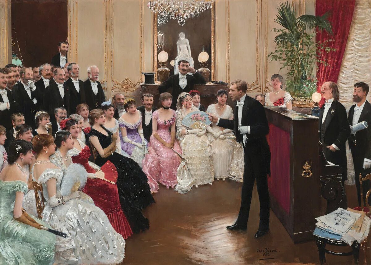 Общество 19 века было. Парижский салон 19 века картины.