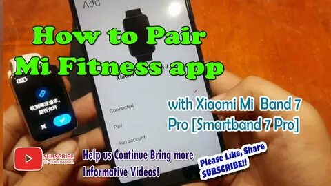 Как подключить xiaomi band 7 к телефону