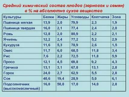 Сколько белка содержится в рисе