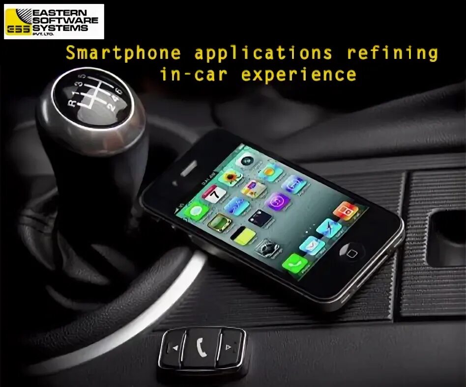 Car experience. Smartphone auto.