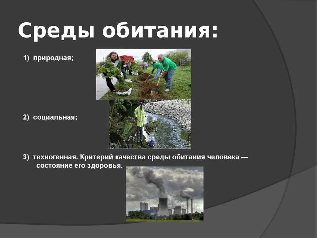 В какой природной среде