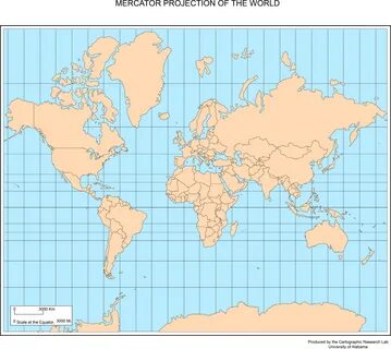 Проекция меркатора