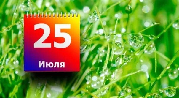 25 июня 1 июля. 25 Июля. 25 Июля день. 25 Июля календарь. 25 Июля картинки.