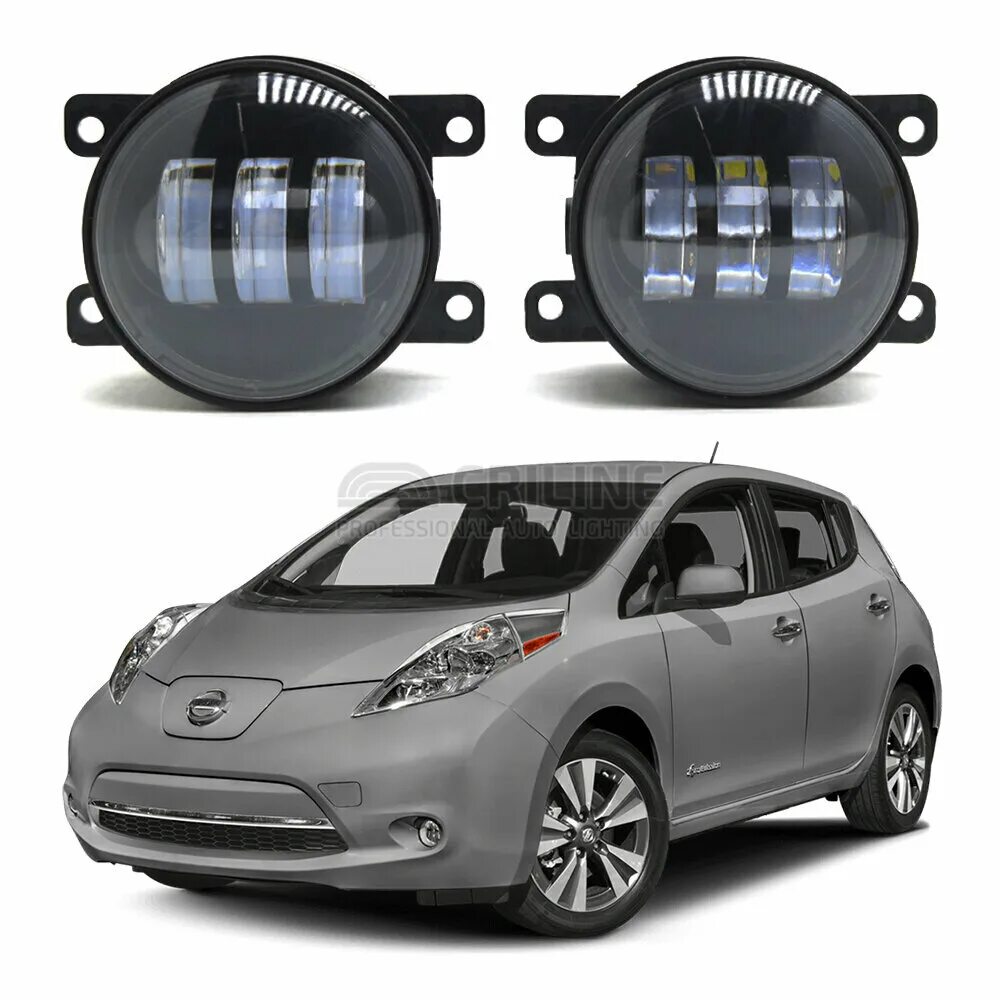 Светодиодные птф ниссан. Противотуманные фары Nissan Leaf. Led ПТФ Nissan Note. Nissan Note 2007 ПТФ. Led в ПТФ Ниссан Альмера.