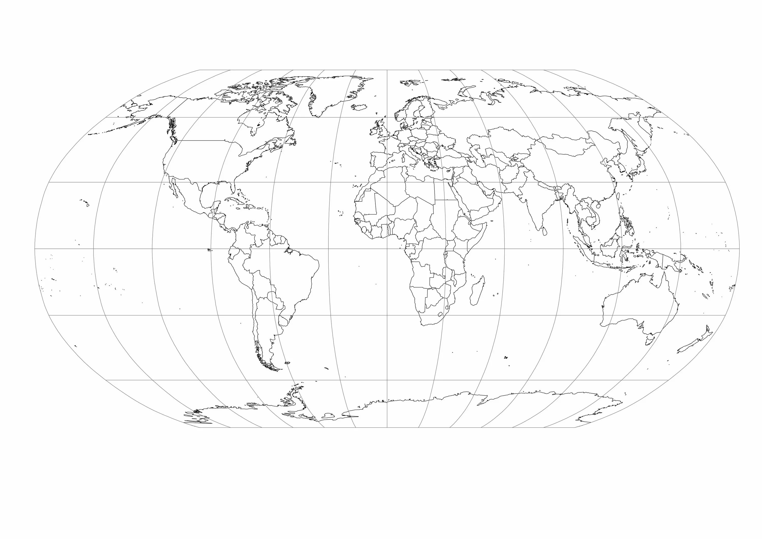 Карта пустая для заполнения