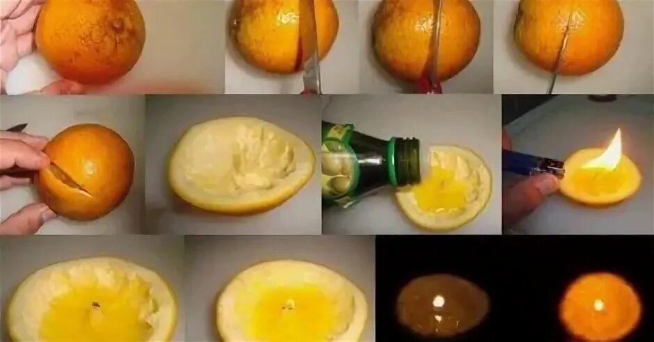 Эксперимент с мандарином