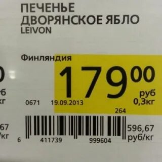 Перепутанные ценники в магазине