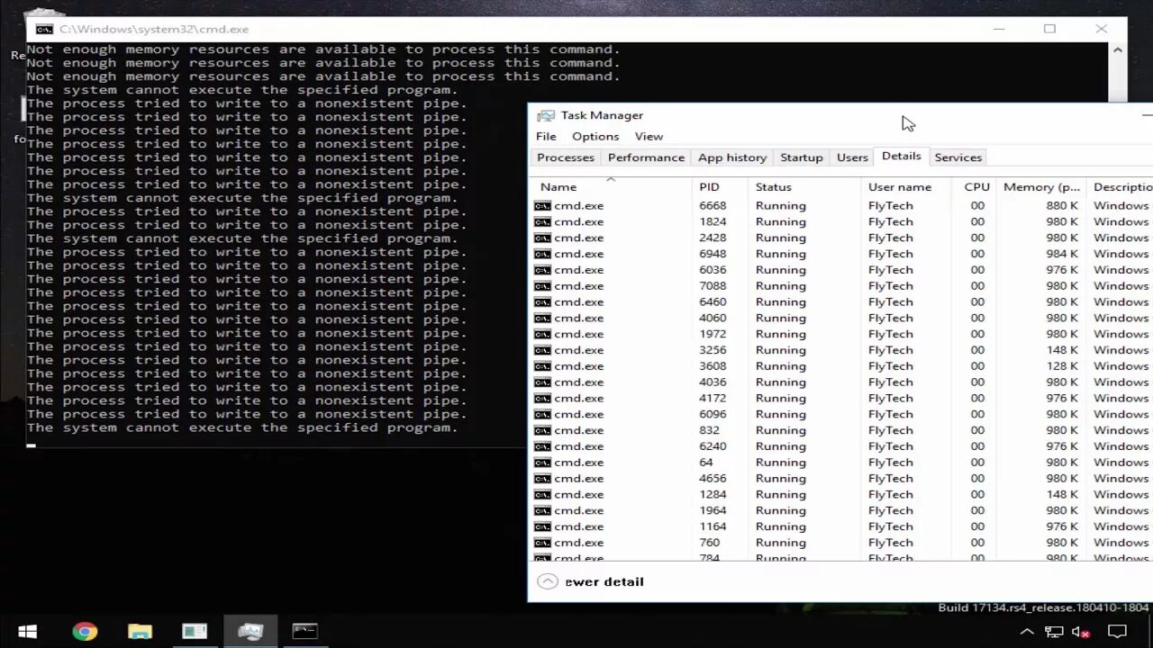 Processing try