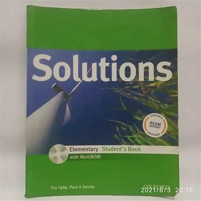 Solutions elementary students book ответы