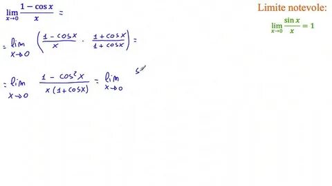 Lim cosx x 0