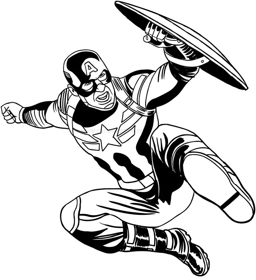 The Best Of Captain America Coloring Pages Captain america coloring pages, Aveng