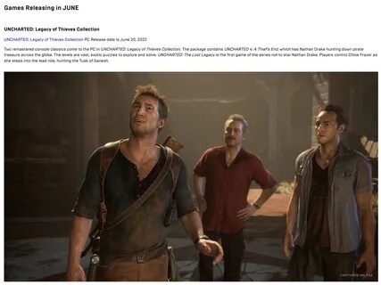 Uncharted legacy of thieves требования