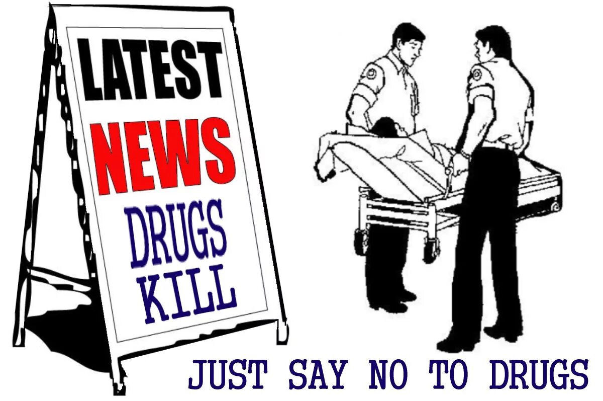 Say no to drugs. Just say. To drug. Say not to drugs.