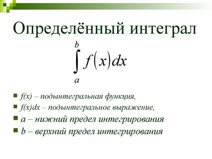 Что есть интеграл