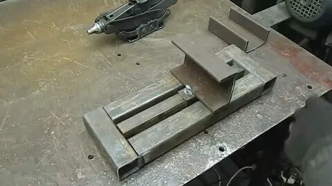 Тиски из швеллера размеры