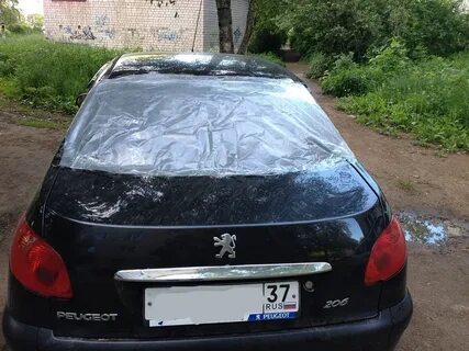Заднее стекло на пежо