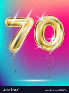 Цифра 70 на юбилей