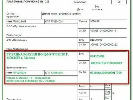 Реквизиты несчастный случай в 2024