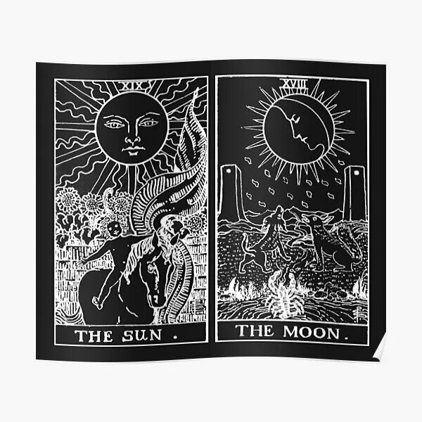 Таро Sun and Moon Tarot/. Occult Tarot. Карты Таро the Sun и the Moon. Оккультное Таро. Карта солнца и луны
