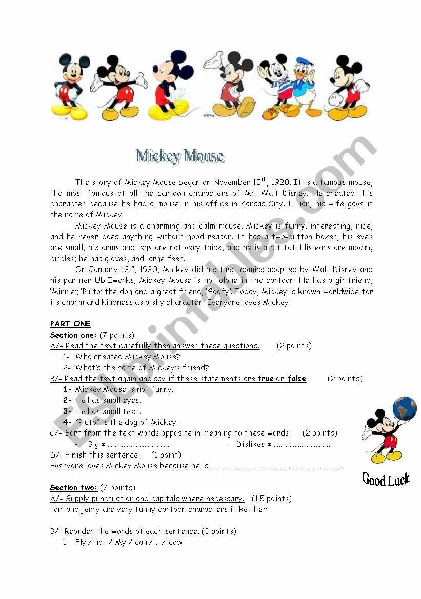 Микки Маус на английском. Микки Маус описание. Mickey Mouse описание на английском языке. Описание Микки Мауса. Most people know all about mickey