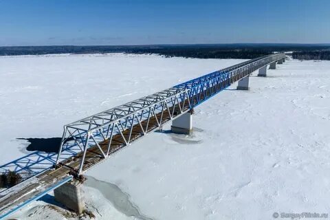 Высокогорский мост через енисей