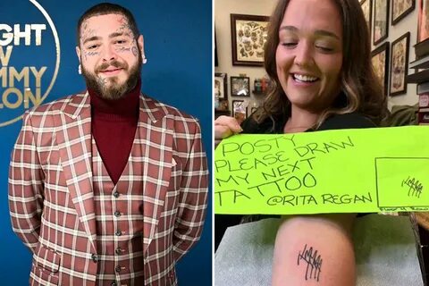 Post Malone Drew a Tattoo for Fan During NY Concert and She 'Could Not...