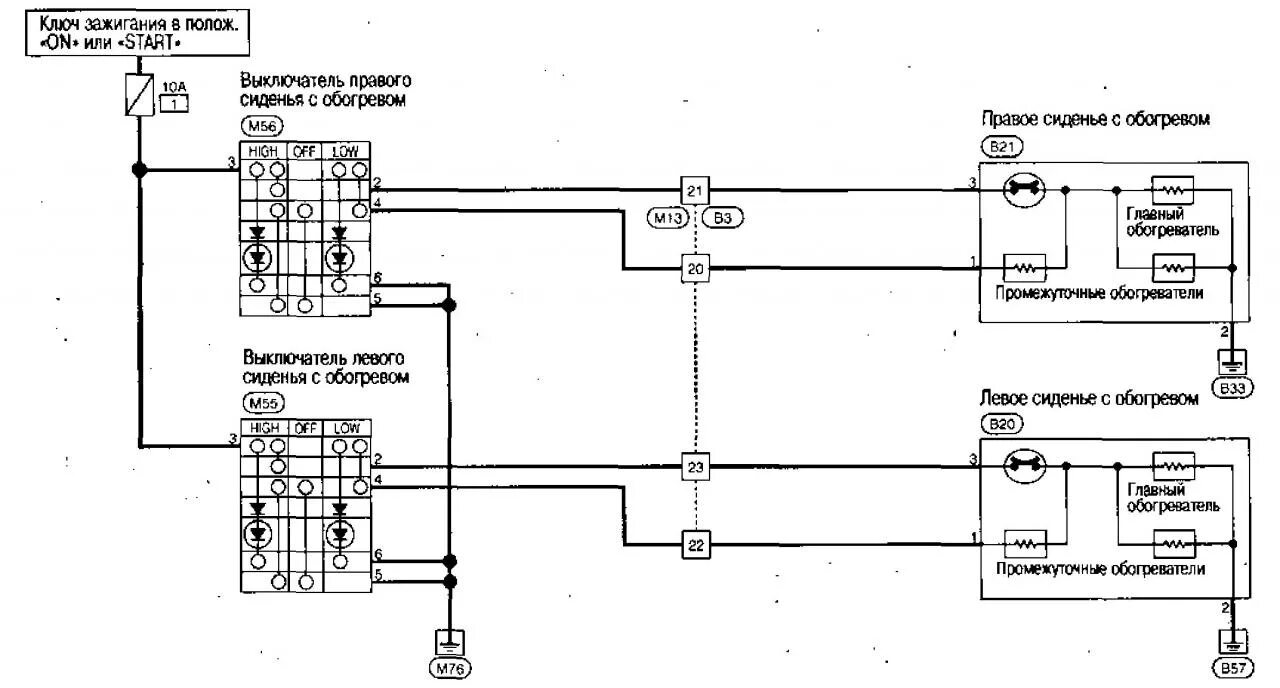 Схема подключения nissan