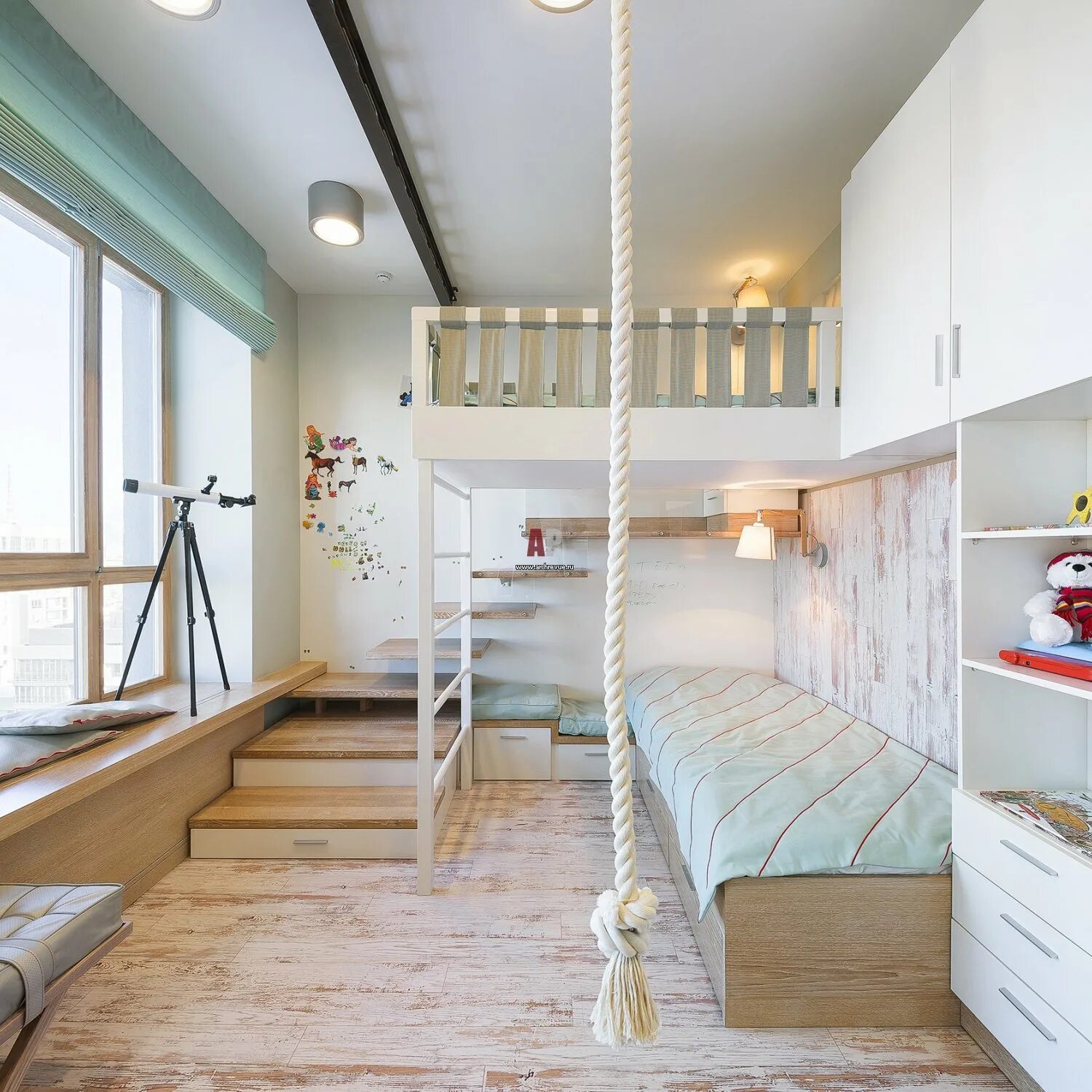 Двухэтажная комната для девочки. Детская с мансардной крышей. Спальня на втором этаже. Двухэтажная комната. Мезонин кровать двухъярусная лофт.