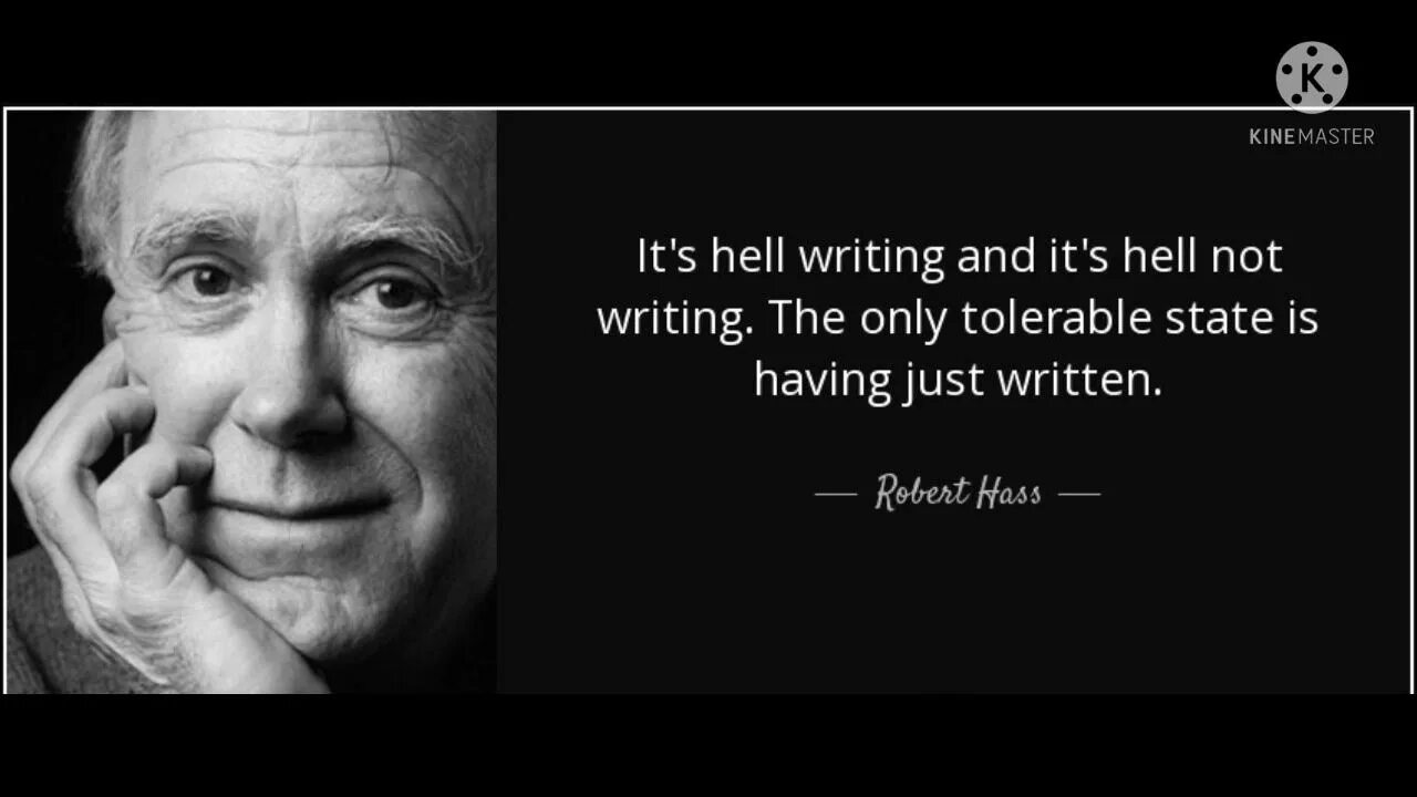 Robert Hass. Incessant. Writing Hell. The best Hass. It made us feel