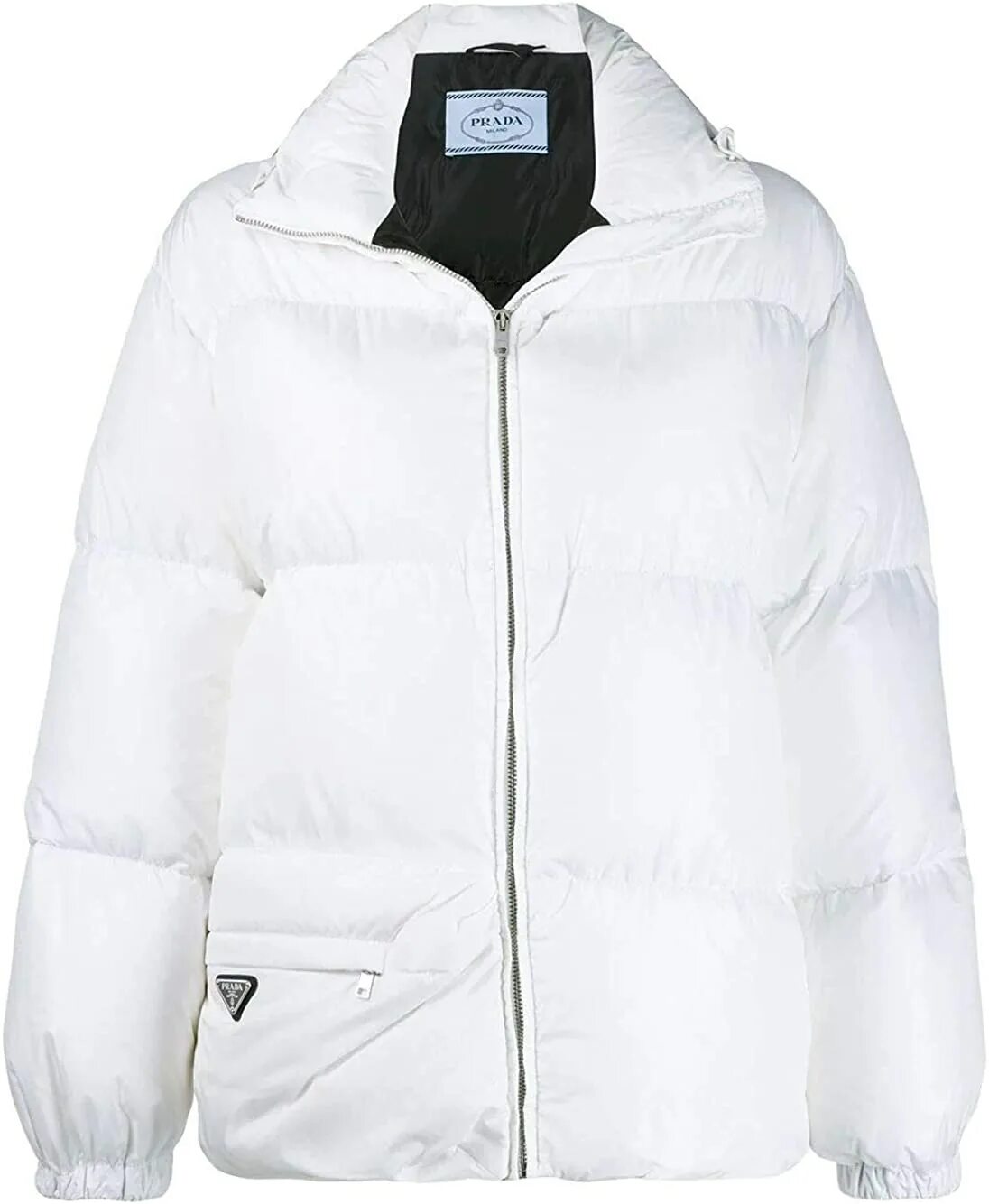 White jacket. Prada Puffer Jacket White. Пуховик Прада 2020 белый. Пуховик Прада белый. Куртка Прада белая женская.