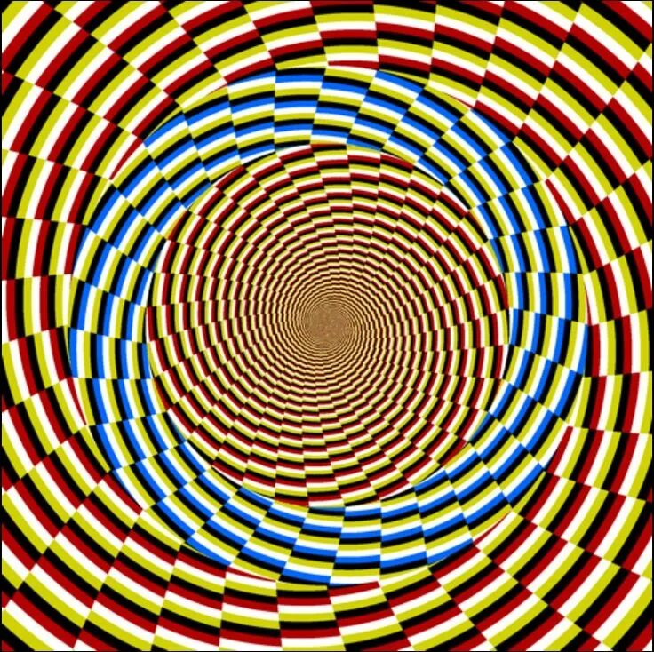 Визуальные иллюзии. Иллюзия движения. Оптические иллюзии движения. Спираль для зрения тренажер. Видео тренажер для зрения