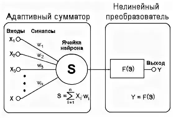 После обработки информации сигналы поступают к нейронам